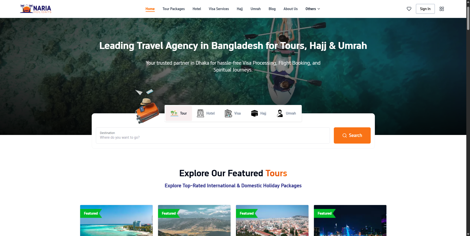 Naria Holidays